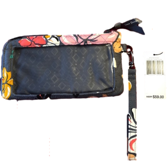 NWT Vera Bradley Coastal
Paradise Floral RFID Tech Wristlet - Picture 2 of 4